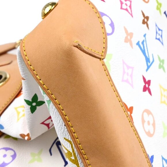 Louis Vuitton White Monogram Multicolor Ursula Handbag - Picture 6 of 10